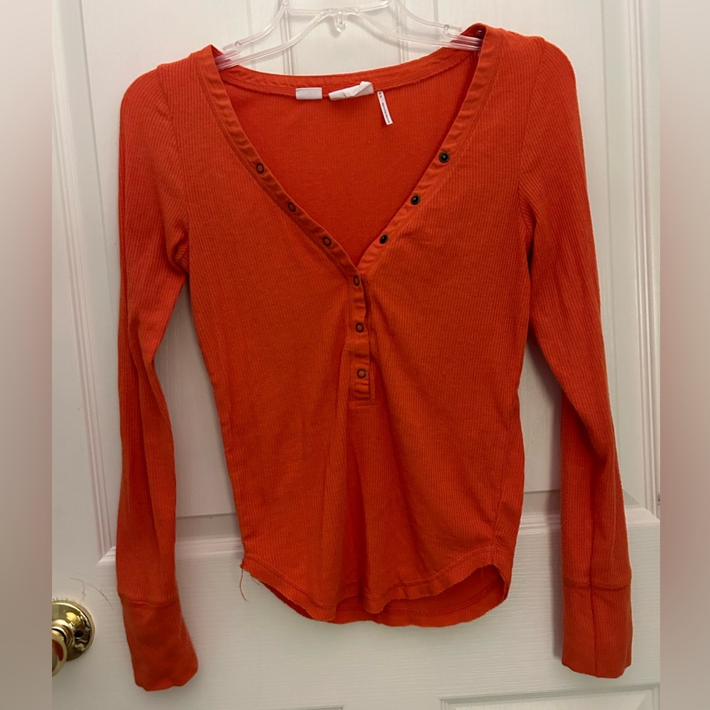 Urban Outfitters Out from Under Everyday Snap Henley Top